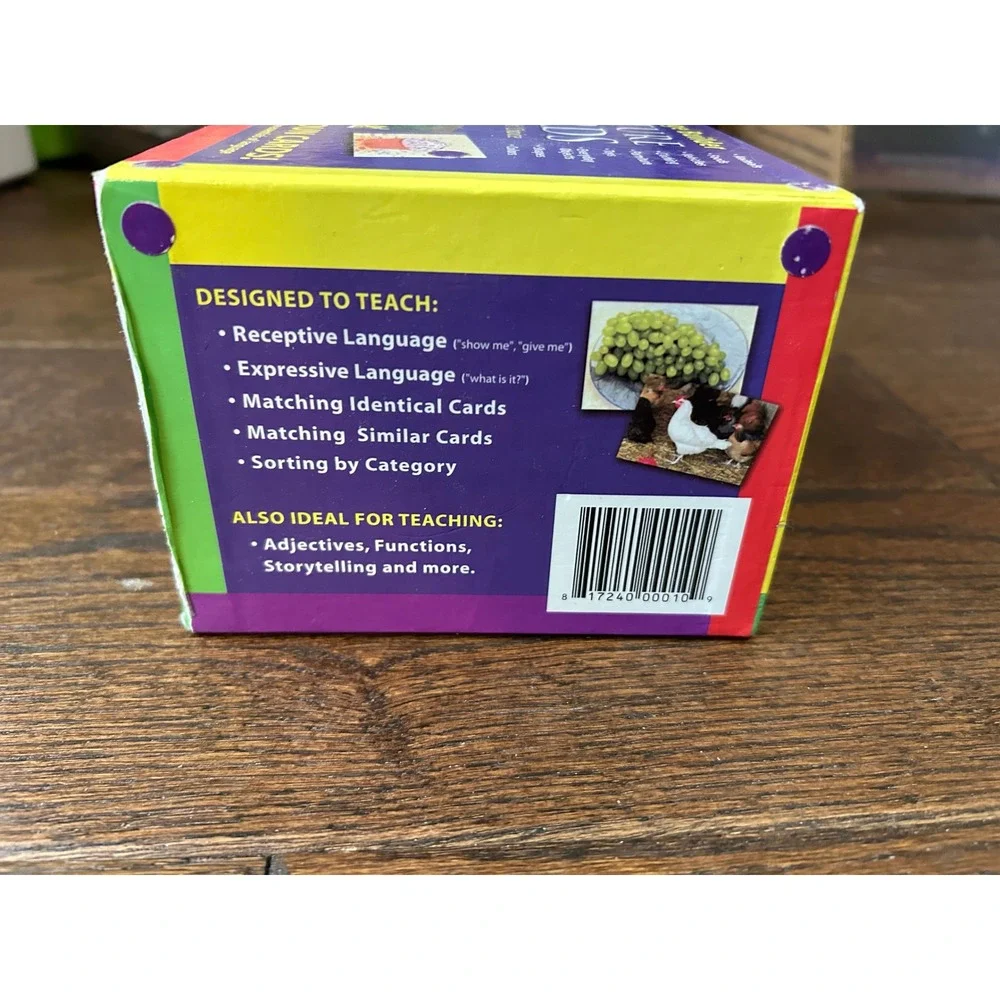 Stages Learning Language Builder 350 Noun Picture Cards Speech Therapy ABA Kids